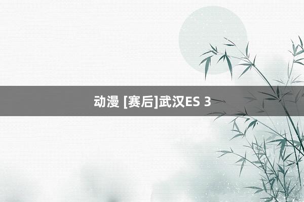 动漫 [赛后]武汉ES 3